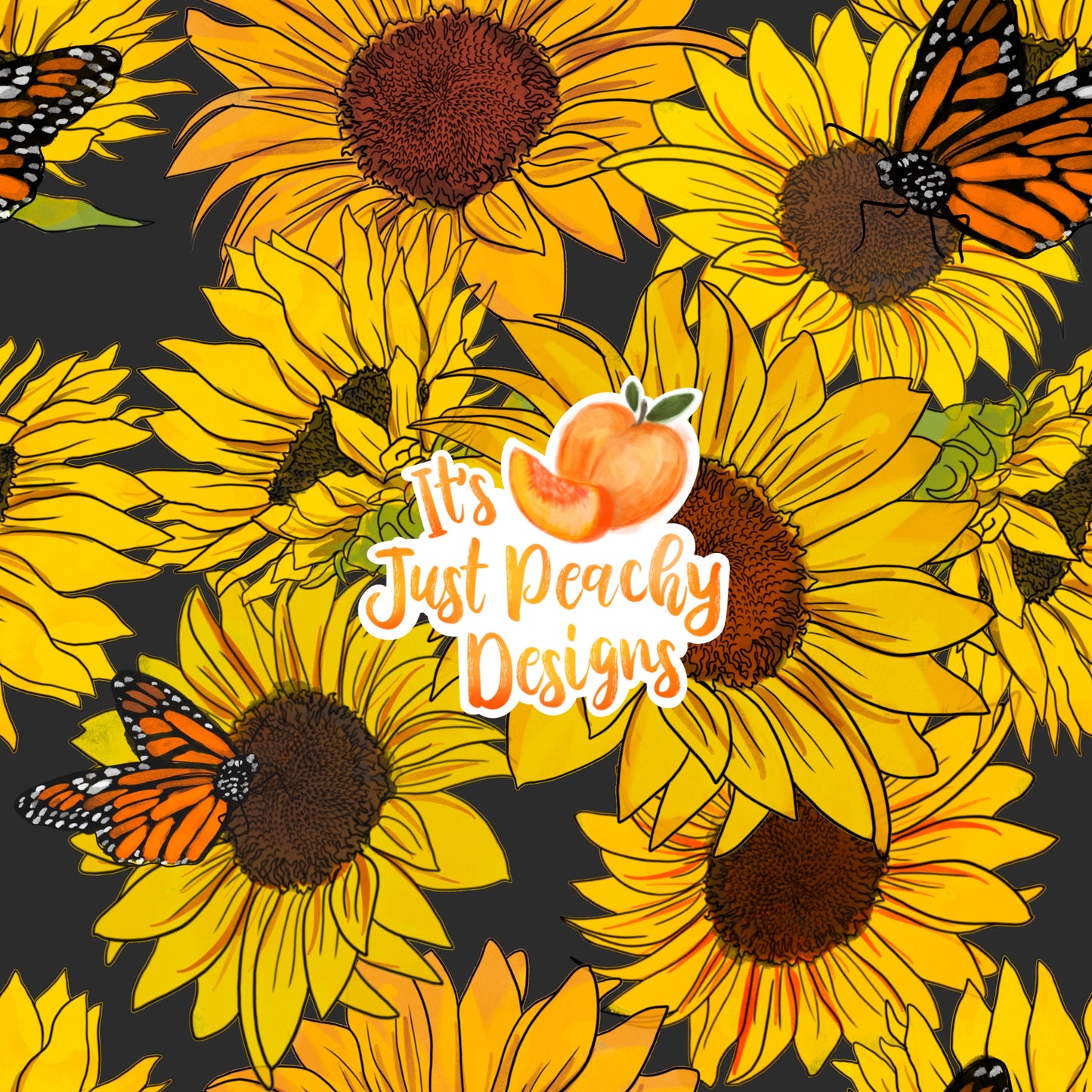 Butterfly Sunflowers - Multiple Colors