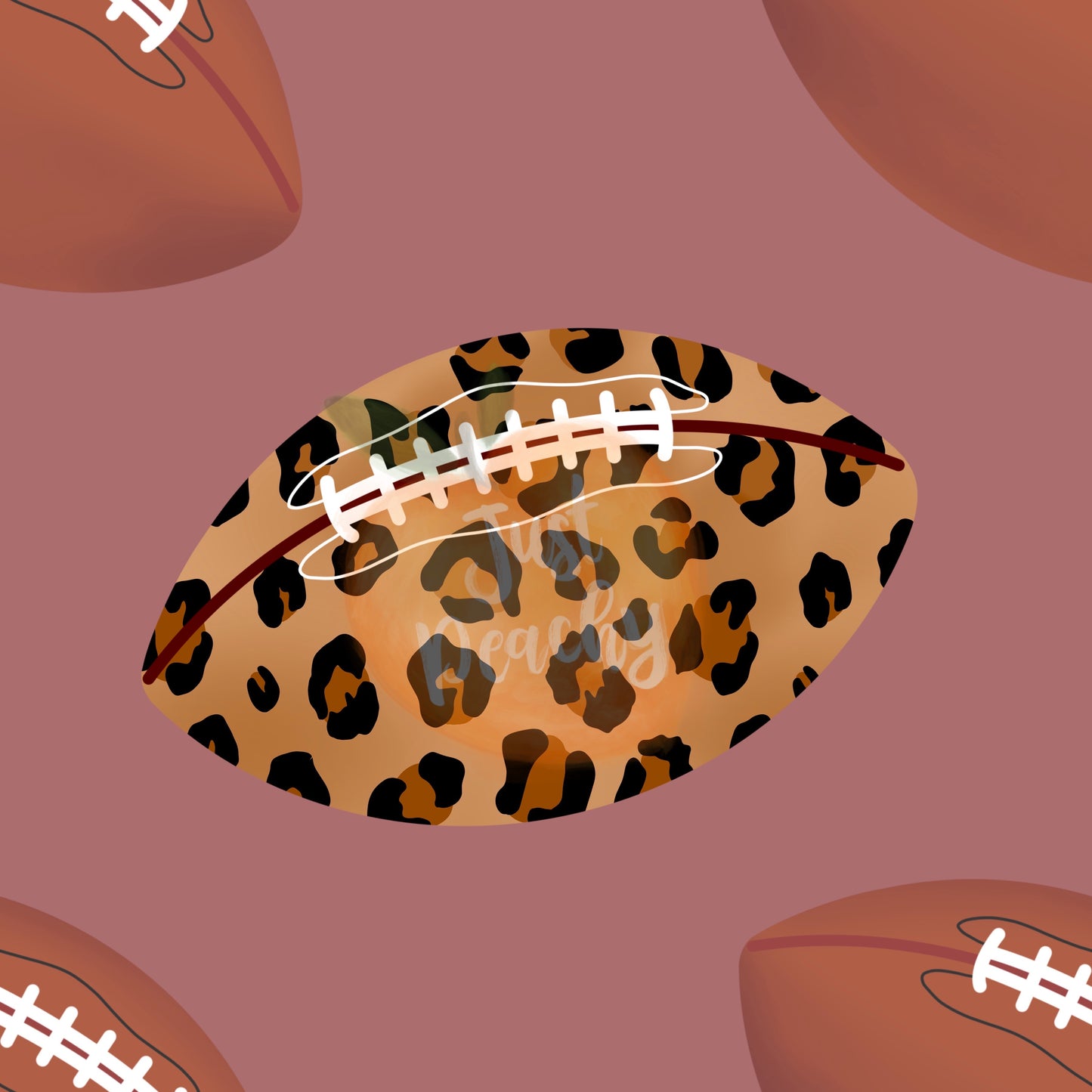 Leopard Footballs - Multiple Colors