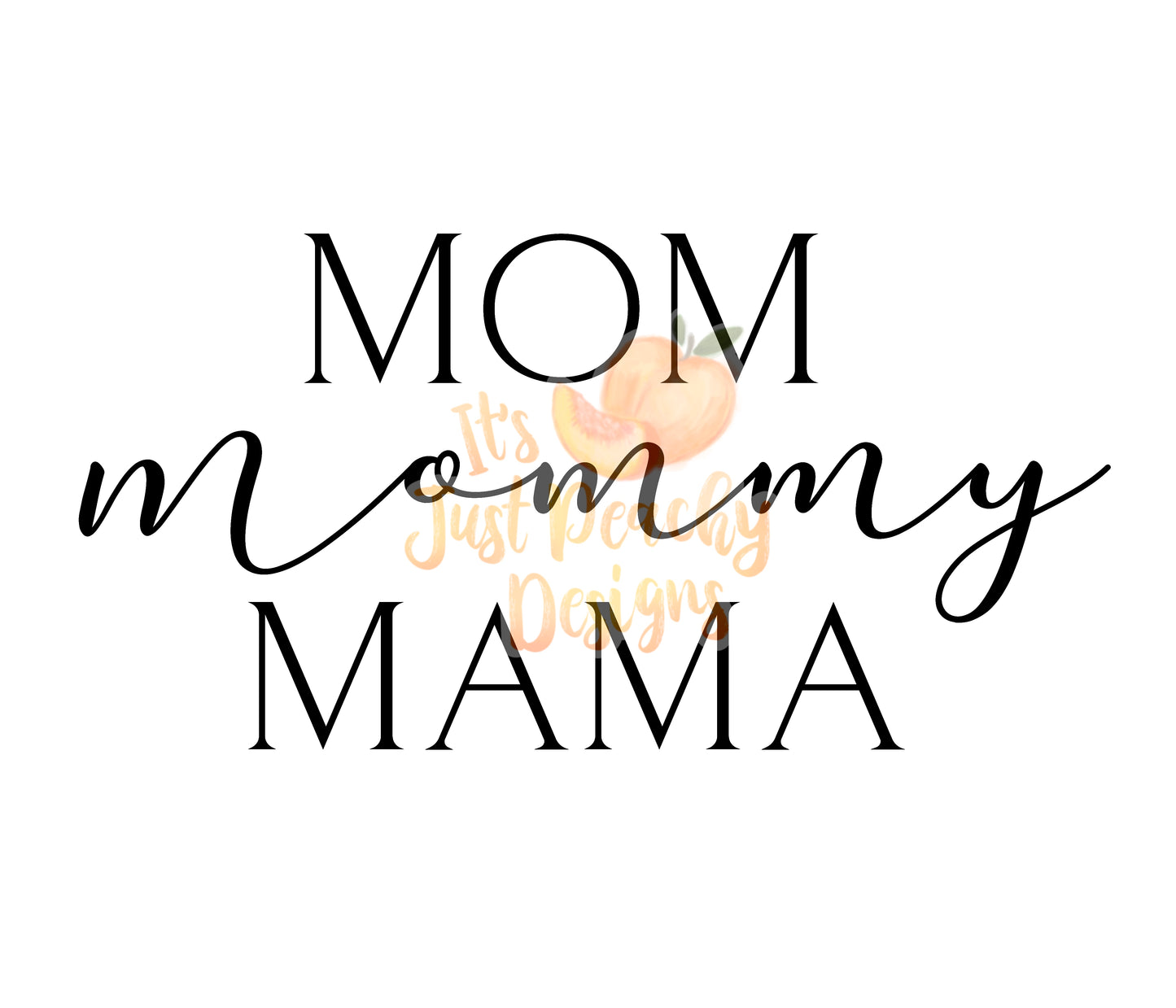 Mommy PNG- Simple or Leopard