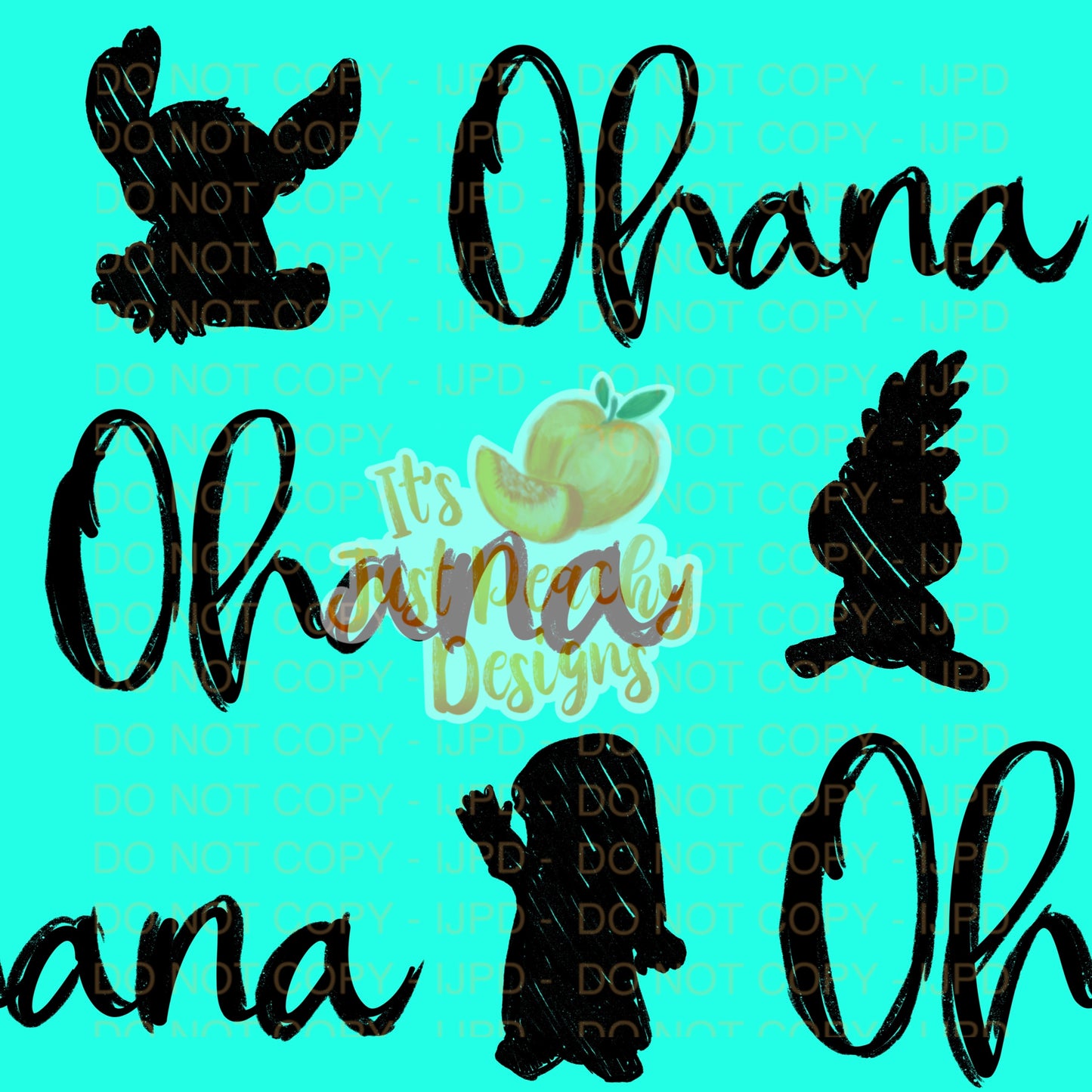 Ohana Silhouettes - Multiple Color Options