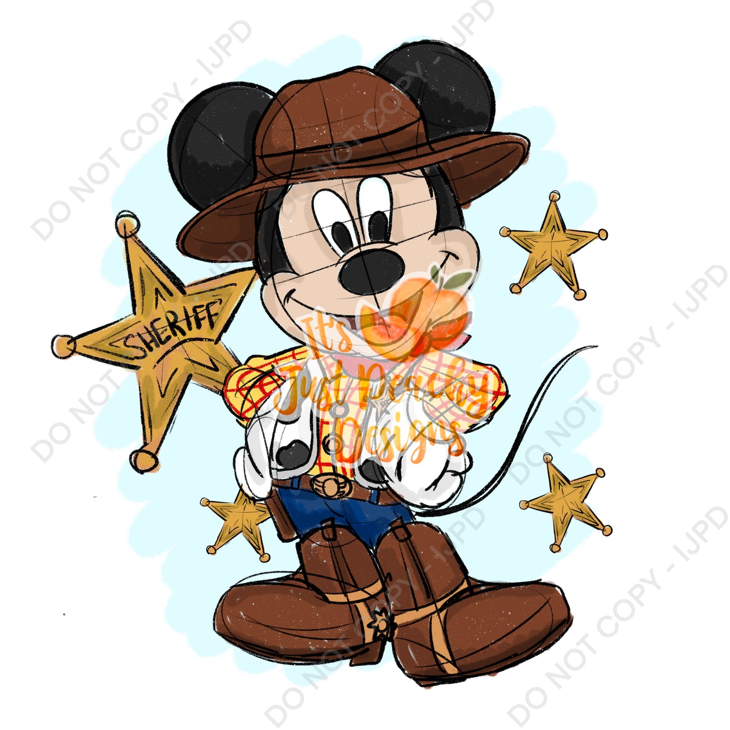 Western Mouse PNG - Multiple Colors