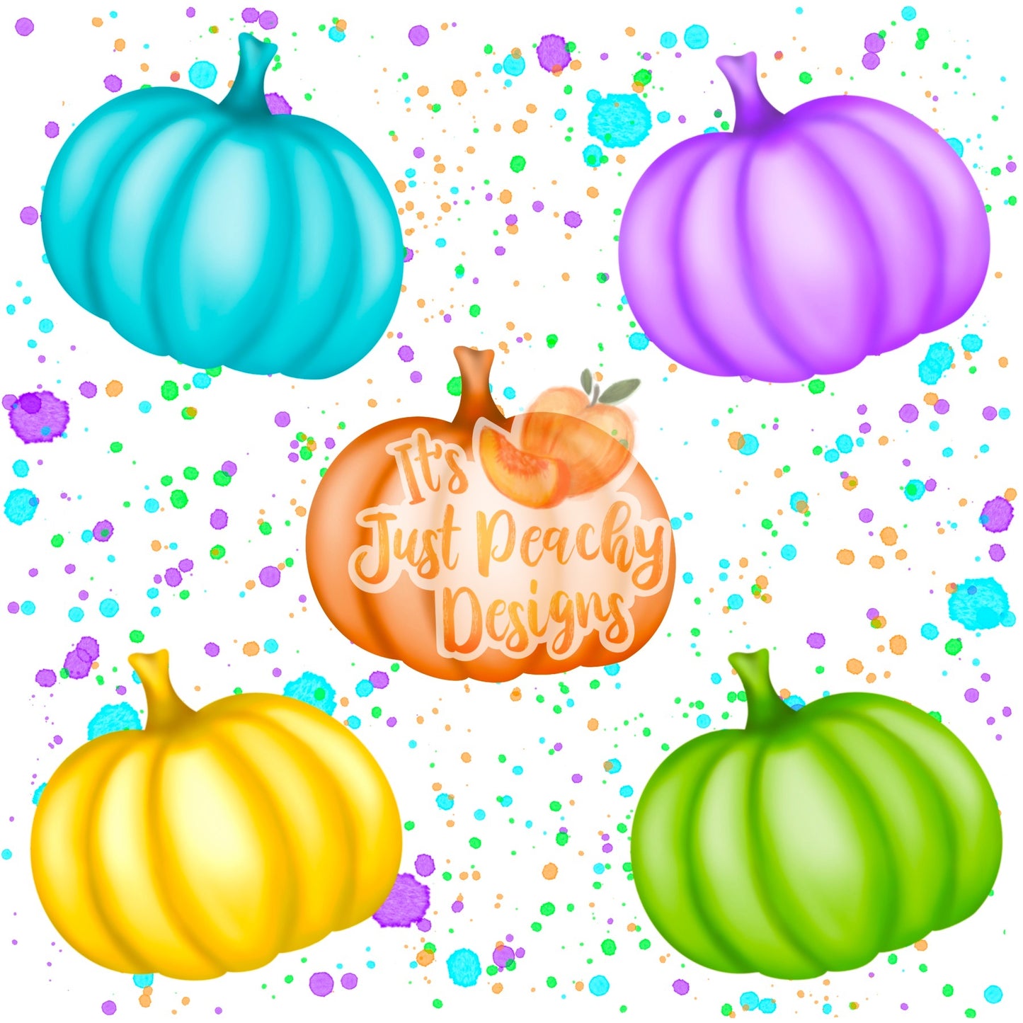 Neon Pumpkins-Multiple Color Options