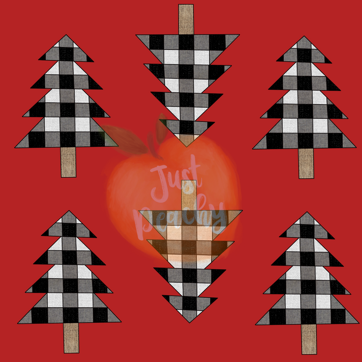 Buffalo Plaid Trees - Multiple Colors