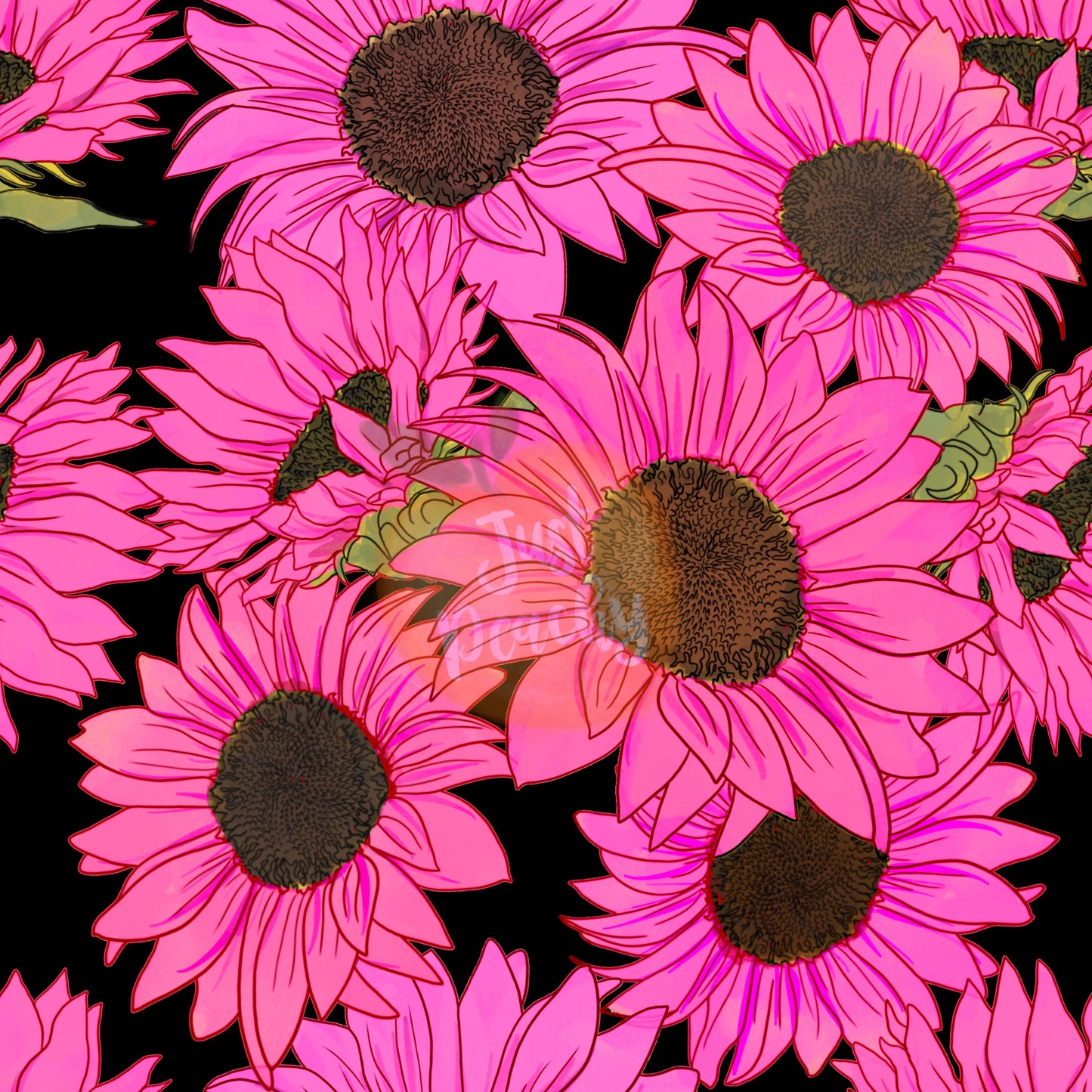 Pink Sunflowers