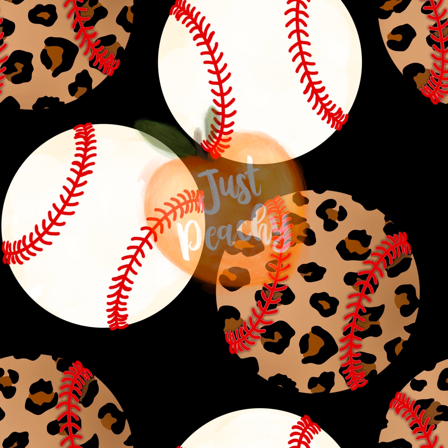 Leopard Baseballs - Multiple Colors