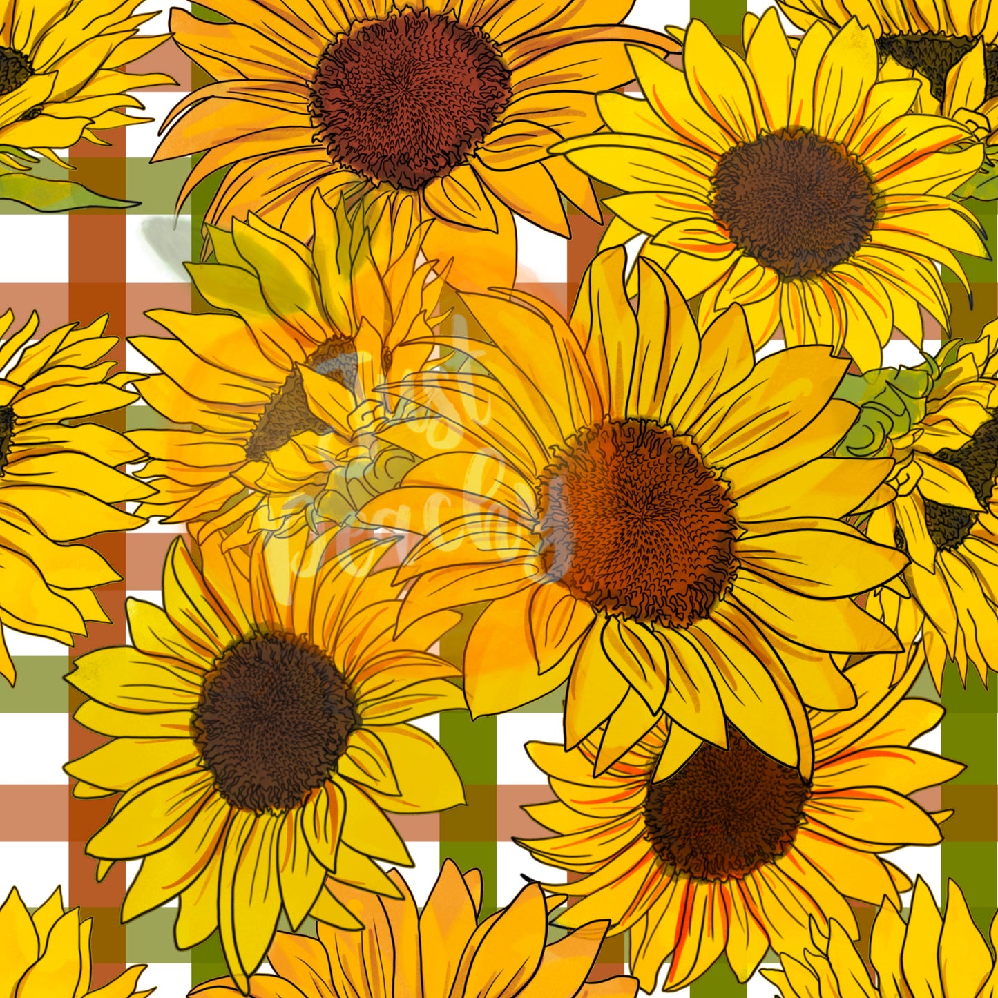 Painted Sunflowers - Multiple Colors