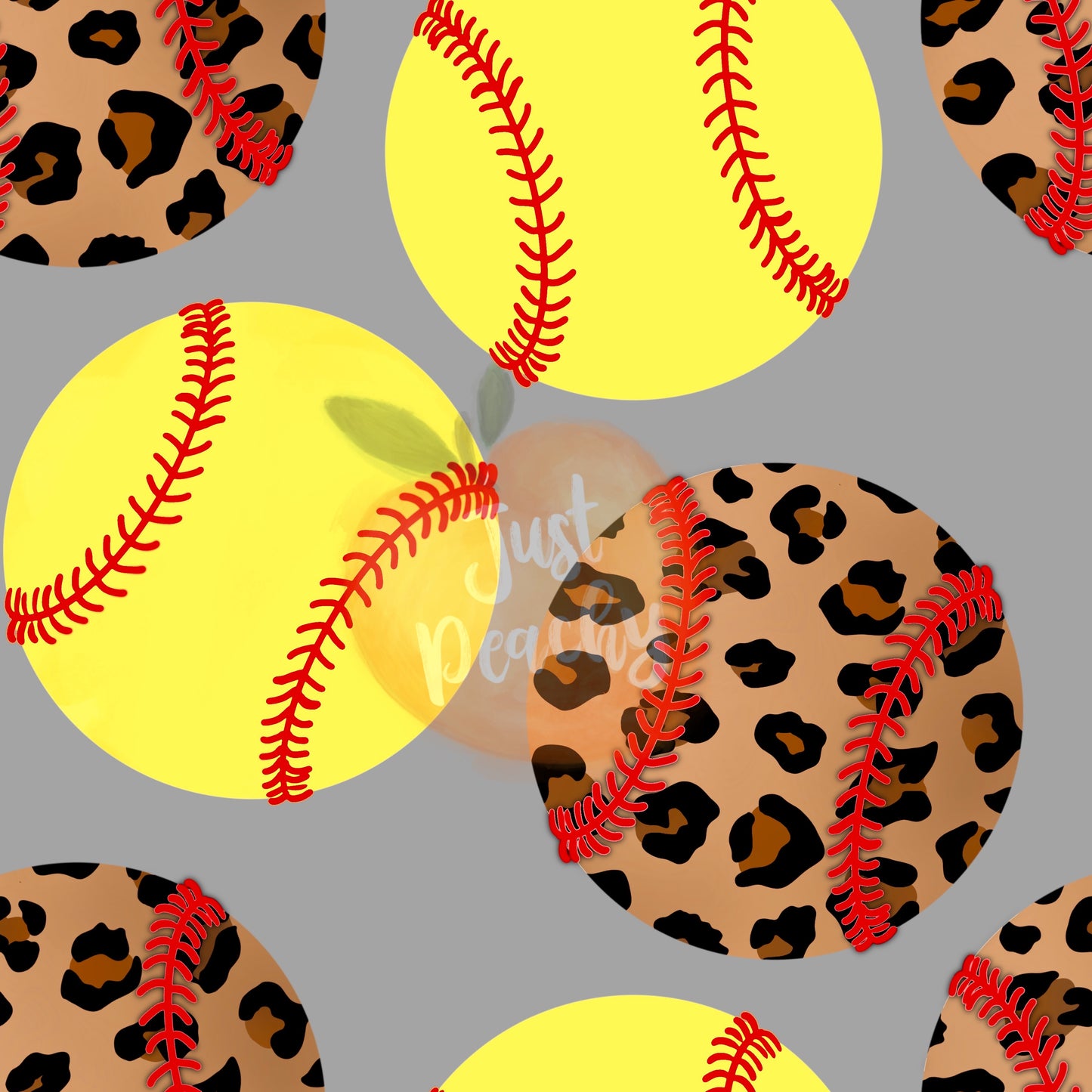 Leopard Softballs - Multiple Colors